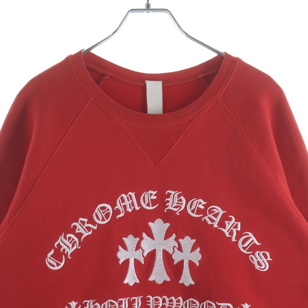 Chrome Hearts Not Cemetery Cross Embroidery Crew Neck Pullover Sweatshirt — view 3