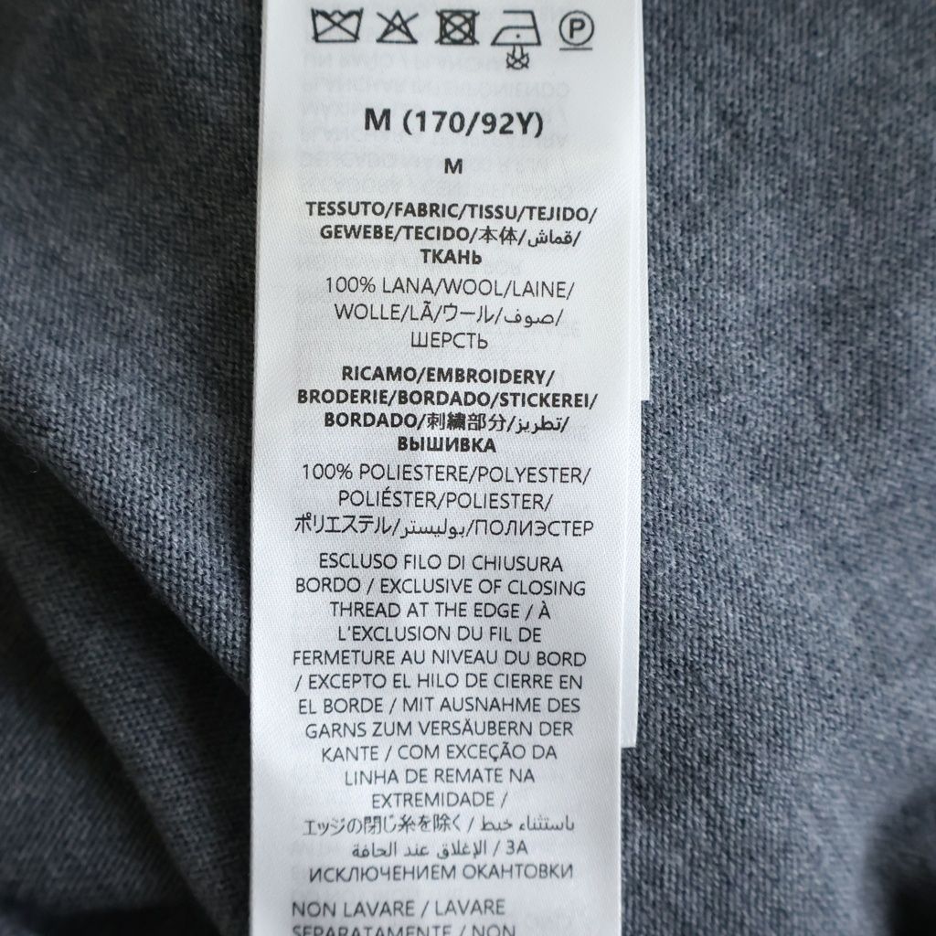 Gucci Embroidered Fine Wool Turtleneck Knit Gray Sweater — view 7