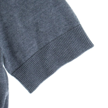 Gucci Embroidered Fine Wool Turtleneck Knit Gray Sweater — view 5