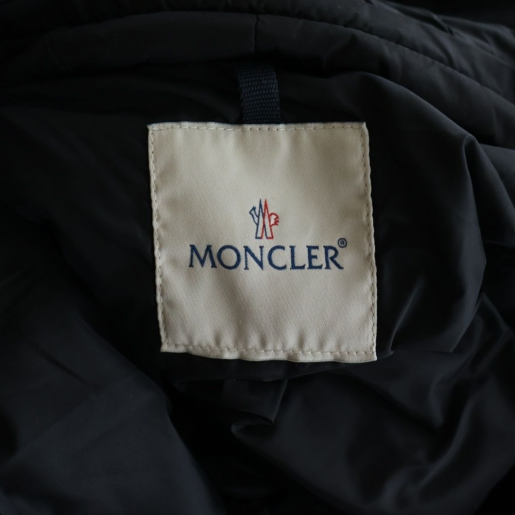 Moncler Nim Coat Down Jacket Black — view 8