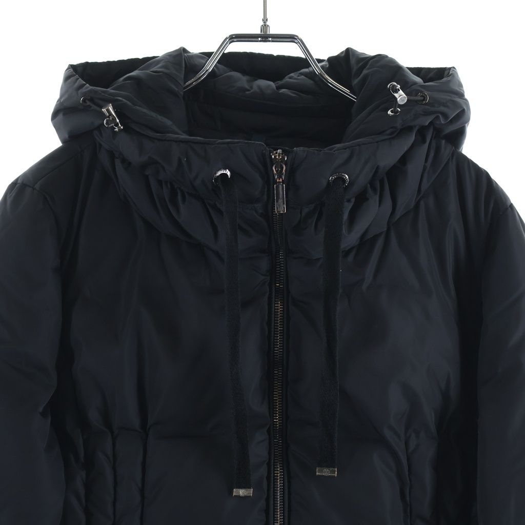 Moncler Nim Coat Down Jacket Black — view 3