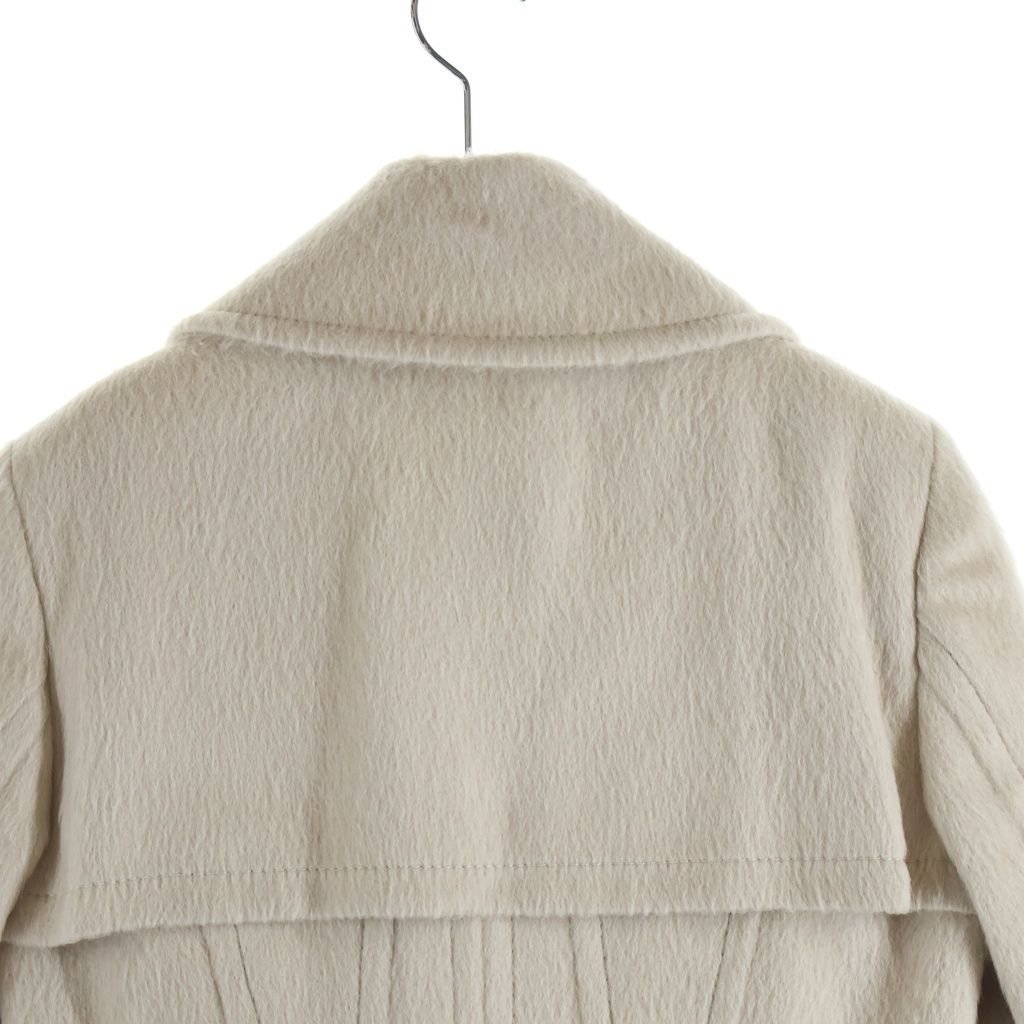 Gucci Alpaca Coat Ivory 42 — view 4