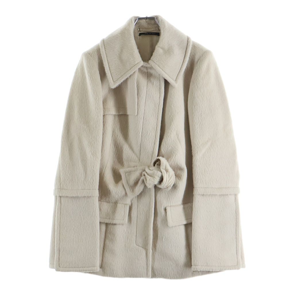 Gucci Alpaca Coat Ivory 42