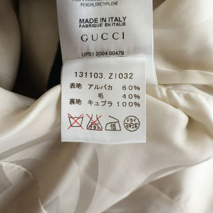 Gucci Alpaca Coat Ivory 42 — view 7