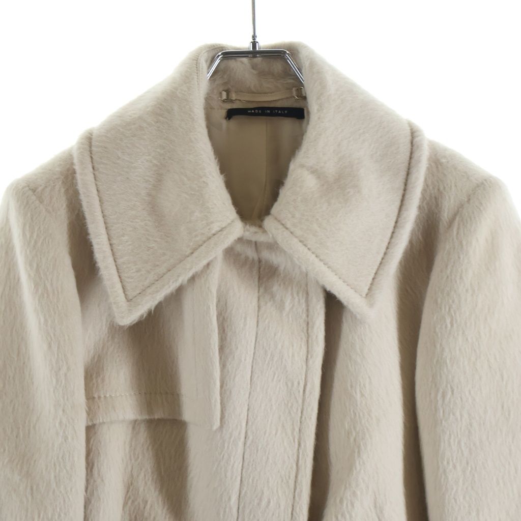 Gucci Alpaca Coat Ivory 42 — view 3