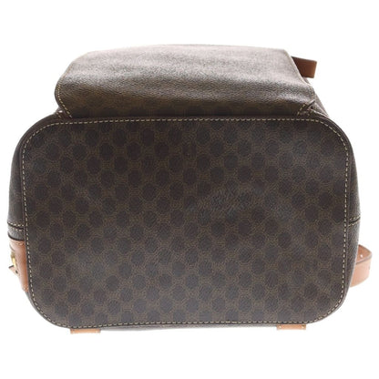 Celine Macadam Backpack Brown Leather Gold — view 4
