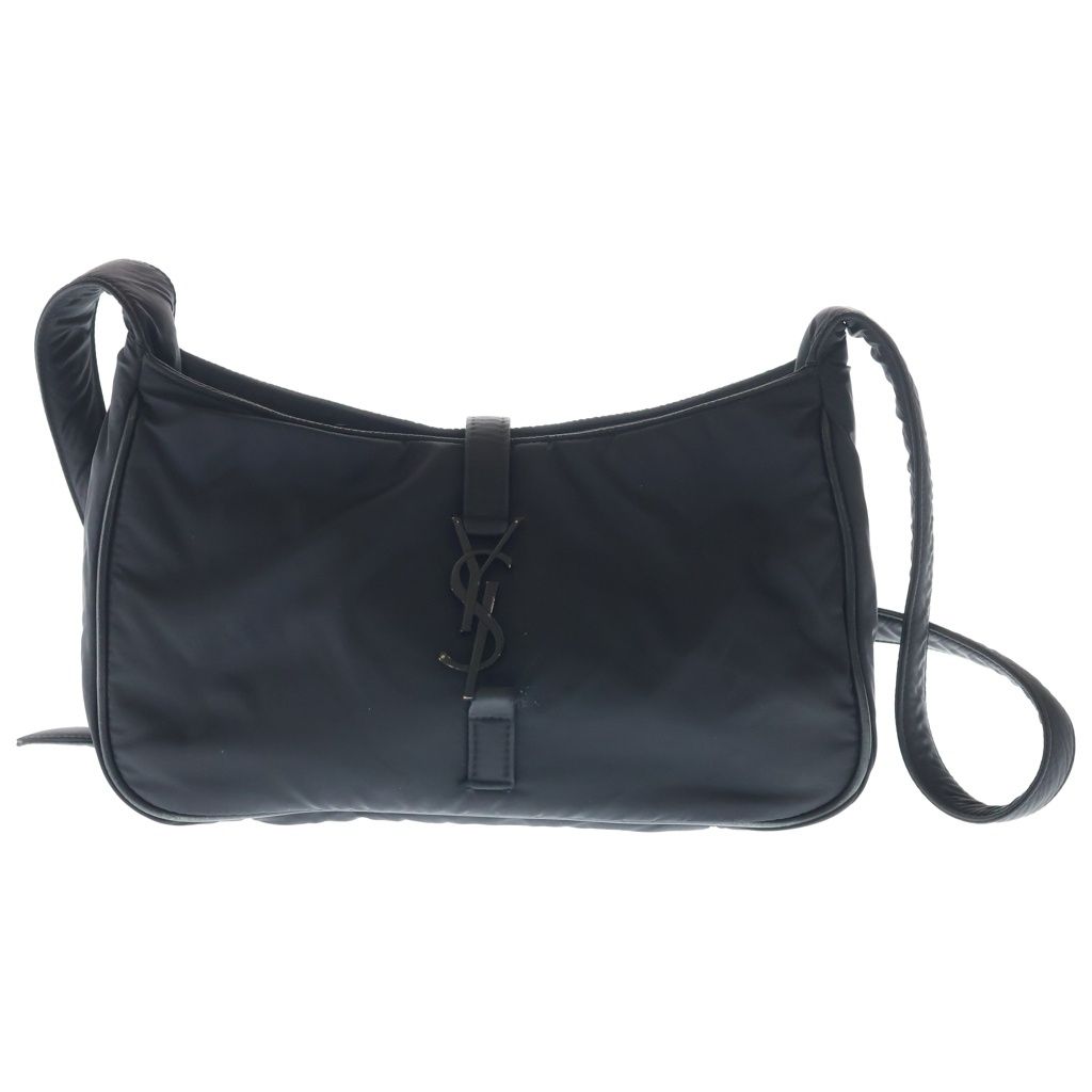 Saint Laurent Paris Cassandra Shoulder Bag Black Nylon