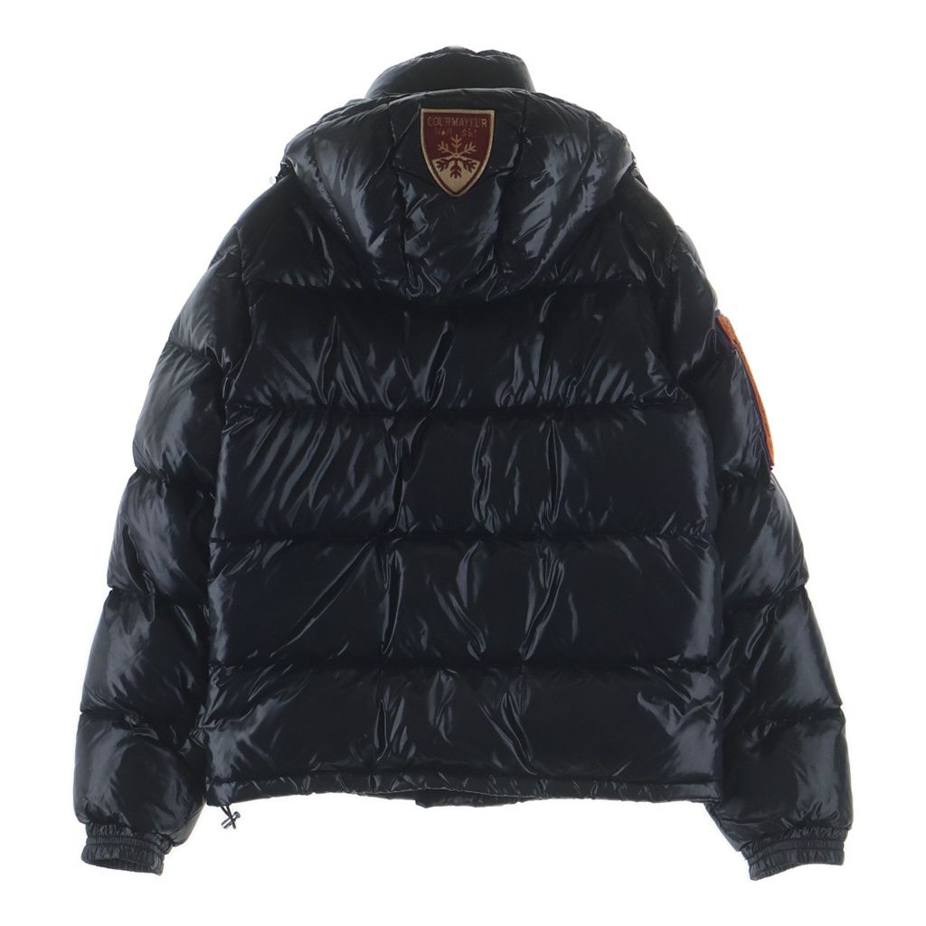Moncler K2 Special Logo Patch Zip Up Nylon Down Jacket Black 50 — view 2