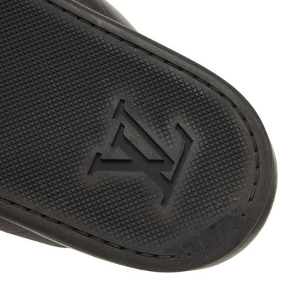 Louis Vuitton Pioneer Line Sandals 7 Black Leather — view 6