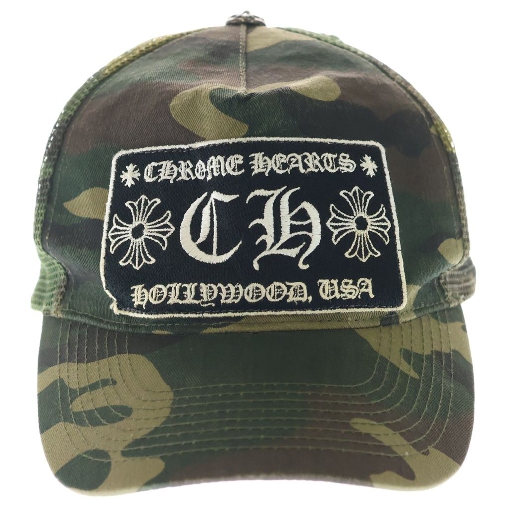Chrome Hearts Vintage Trucker Cap Cross Ball Mesh Cap — view 4
