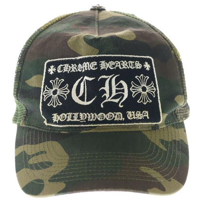 Chrome Hearts Vintage Trucker Cap Cross Ball Mesh Cap — view 4