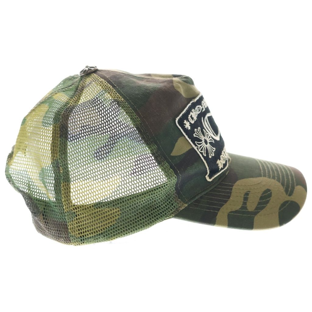 Chrome Hearts Vintage Trucker Cap Cross Ball Mesh Cap — view 3