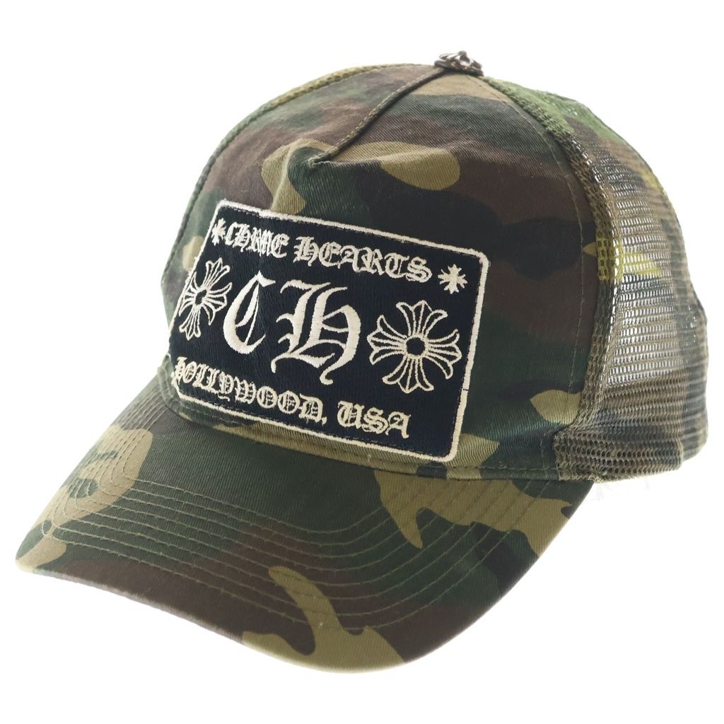 Chrome Hearts Vintage Trucker Cap Cross Ball Mesh Cap