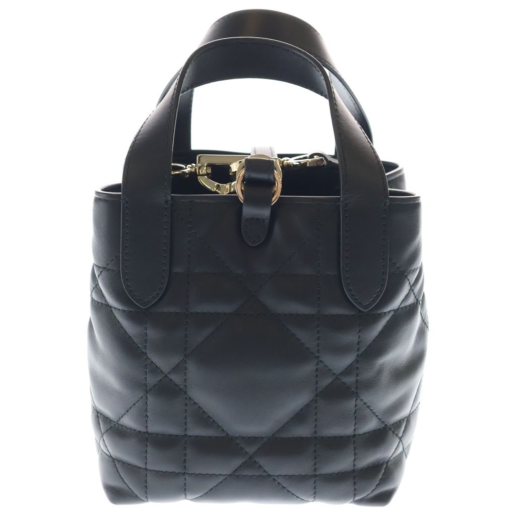 Dior Toujour Vertical Tote Nano Cannage 2-Way Black — view 2
