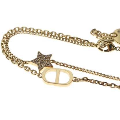 Dior CD Logo Rhinestone Bracelet Star Gold — view 5