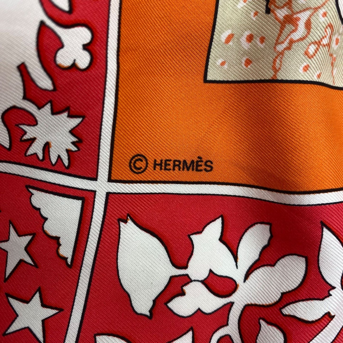 Hermes Carre 90 Early America Vintage Scarf Silk — view 6