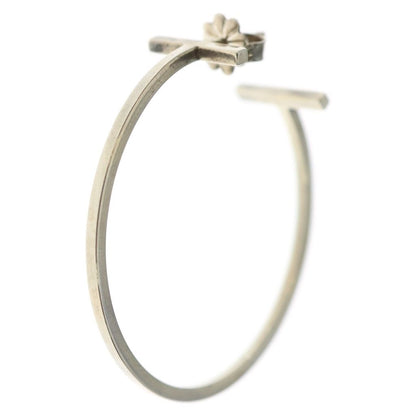 Tiffany & Co T Wire Hoop Earrings Silver