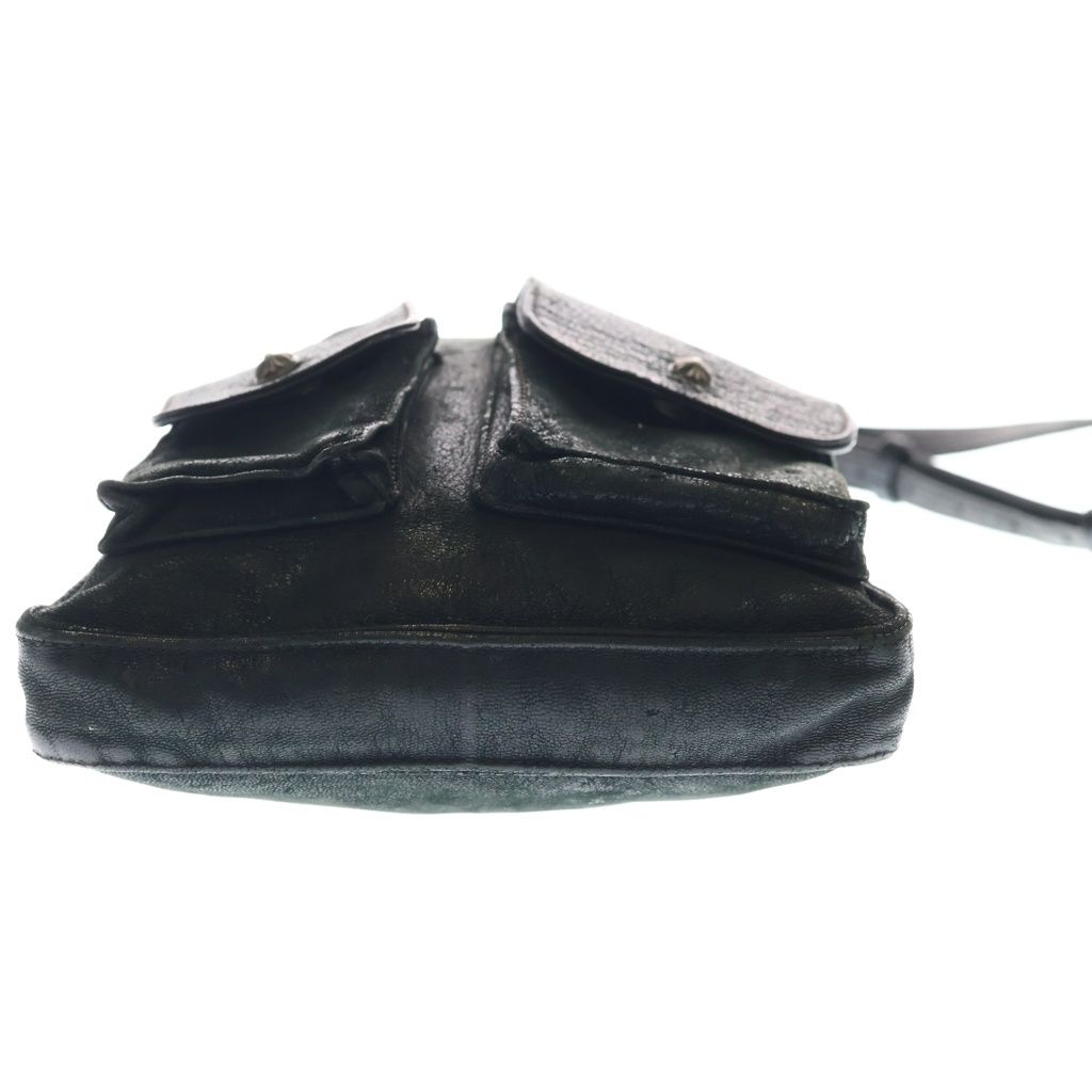 Chrome Hearts F-slinger Shoulder Bag Slinger Suede Black — view 4
