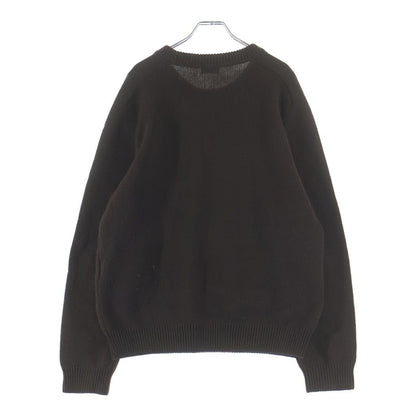 Celine Triomphe Long Sleeve Knit Brown Sweater — view 2