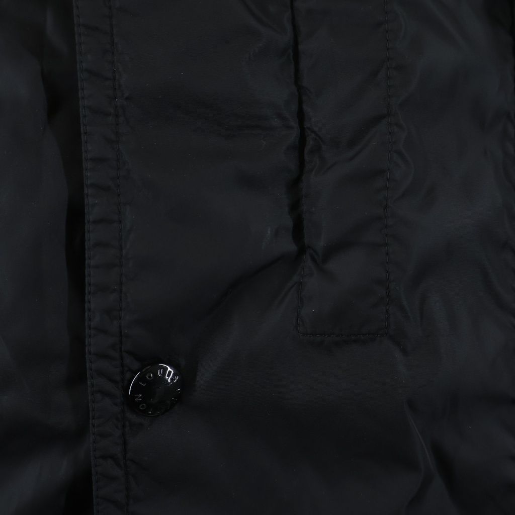 Louis Vuitton Monogram Print Nylon Windbreaker Light Black 46 Jacket — view 4