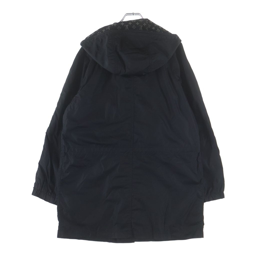 Louis Vuitton Monogram Print Nylon Windbreaker Light Black 46 Jacket — view 2