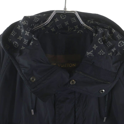 Louis Vuitton Monogram Print Nylon Windbreaker Light Black 46 Jacket — view 3