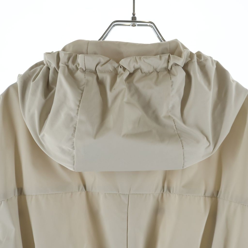 Moncler Alfirk Double Zip Nylon Coat Light Jacket Ivory — view 4