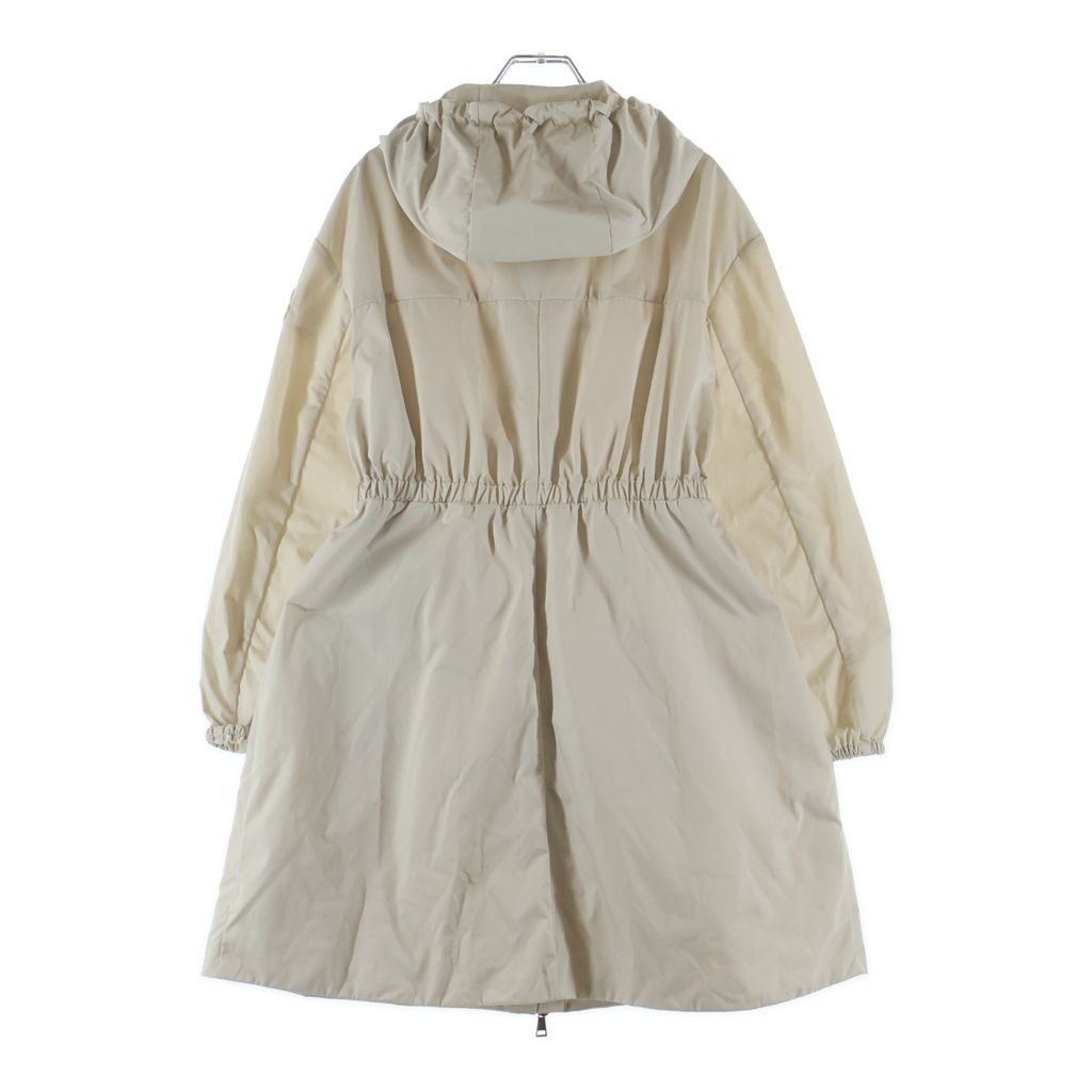 Moncler Alfirk Double Zip Nylon Coat Light Jacket Ivory — view 2