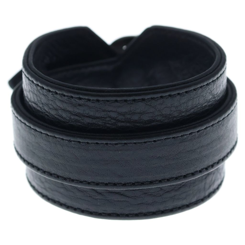 Chrome Hearts RR Tiny Buckle Gunslinger Rock'n'roll Leather Bracelet Black — view 2