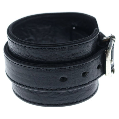 Chrome Hearts RR Tiny Buckle Gunslinger Rock'n'roll Leather Bracelet Black — view 3