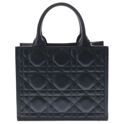 Dior Book Tote S Cannage Leather 2-Way Gold Black — view 2