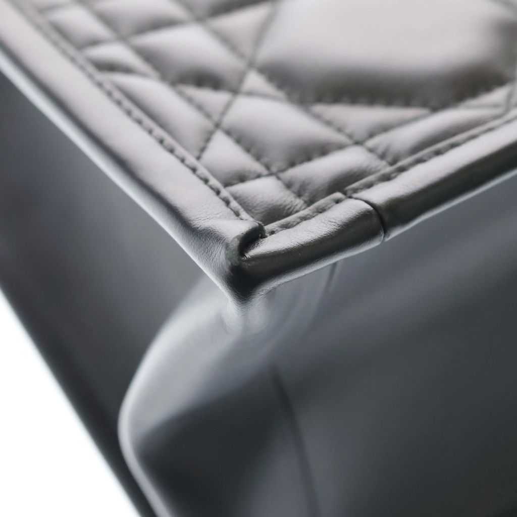 Dior Book Tote S Cannage Leather 2-Way Gold Black — view 6