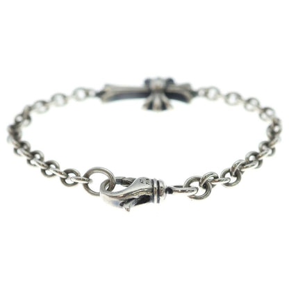 Chrome Hearts Chain Tiny CH Crs CH Cross Bracelet Silver — view 4