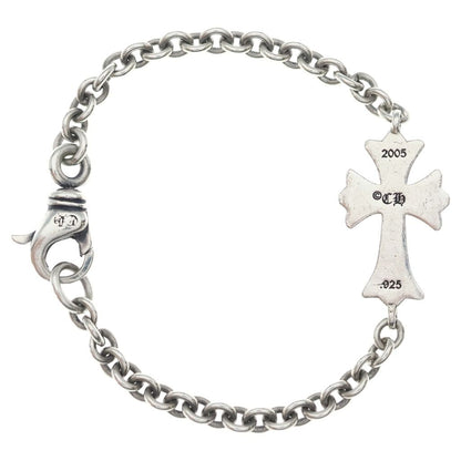 Chrome Hearts Chain Tiny CH Crs CH Cross Bracelet Silver — view 2