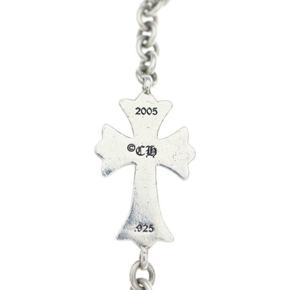 Chrome Hearts Chain Tiny CH Crs CH Cross Bracelet Silver — view 6