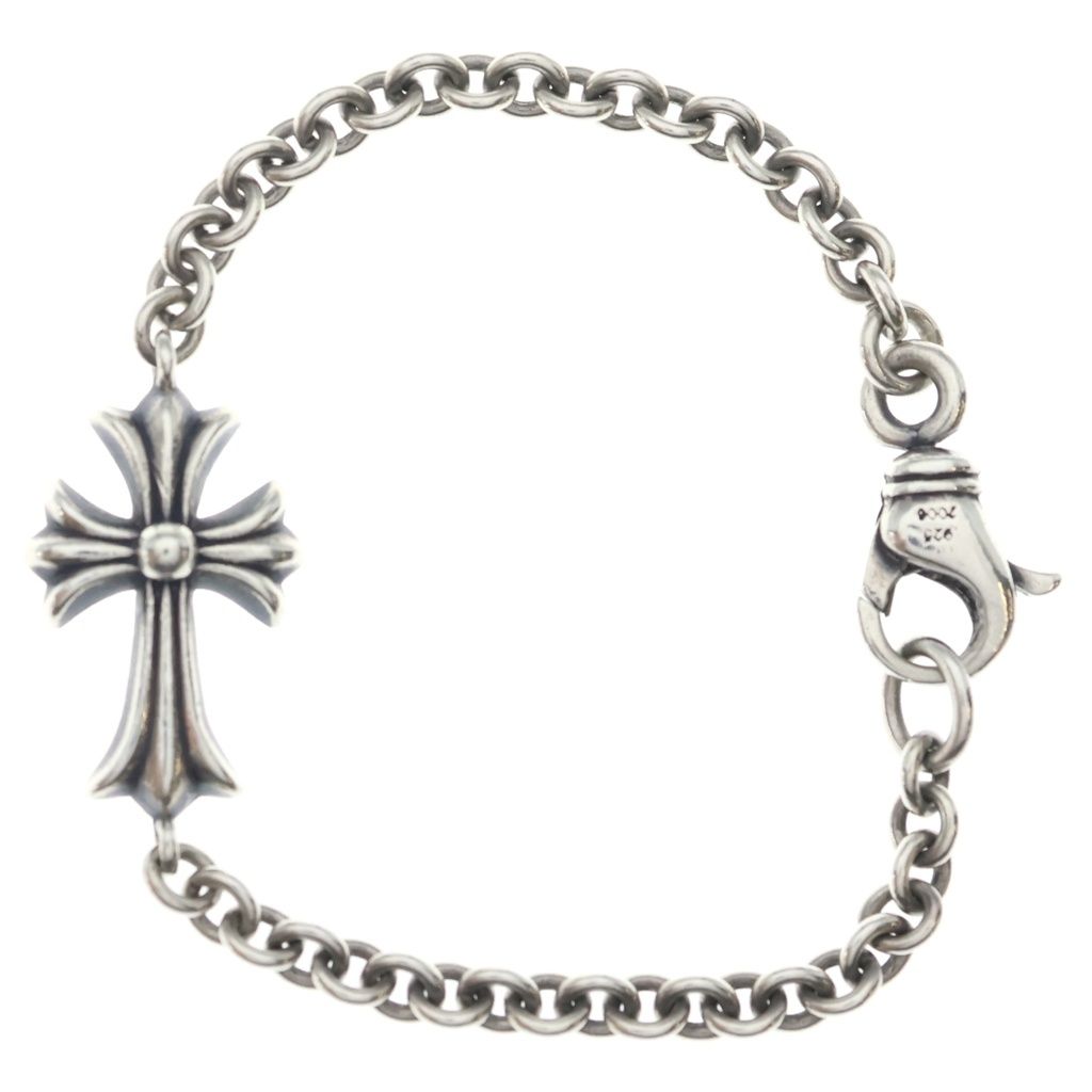 Chrome Hearts Chain Tiny CH Crs CH Cross Bracelet Silver