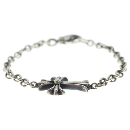 Chrome Hearts Chain Tiny CH Crs CH Cross Bracelet Silver — view 3