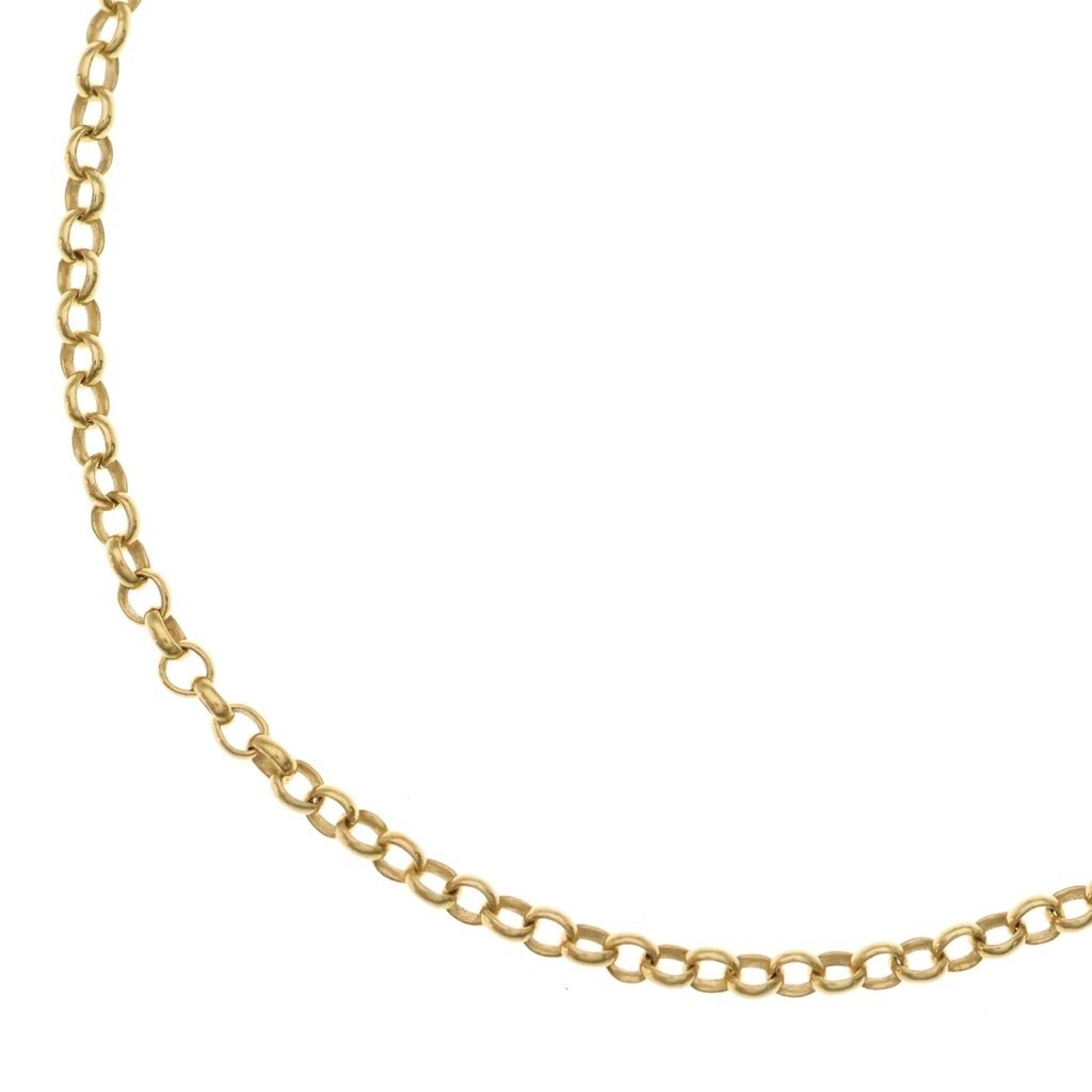 Chrome Hearts 22k Neckchain Roll Chain Necklace Gold
