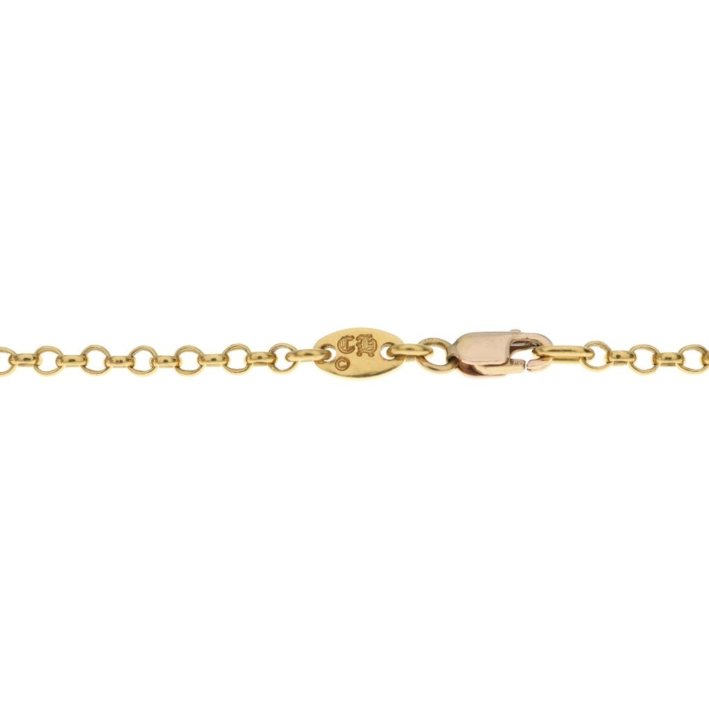 Chrome Hearts 22k Neckchain Roll Chain Necklace Gold — view 5