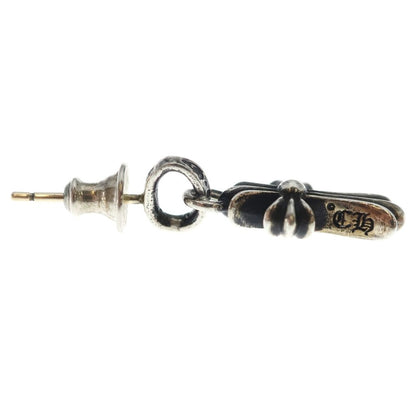 Chrome Hearts Bby Pprchn Baby Fat Cross Drop Earrings Silver — view 4