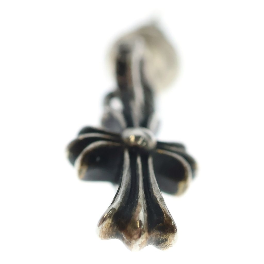 Chrome Hearts Bby Pprchn Baby Fat Cross Drop Earrings Silver — view 5