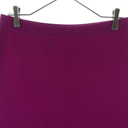Chanel CC Logo Button Ensemble Skirt Knee Length Purple 42 — view 3