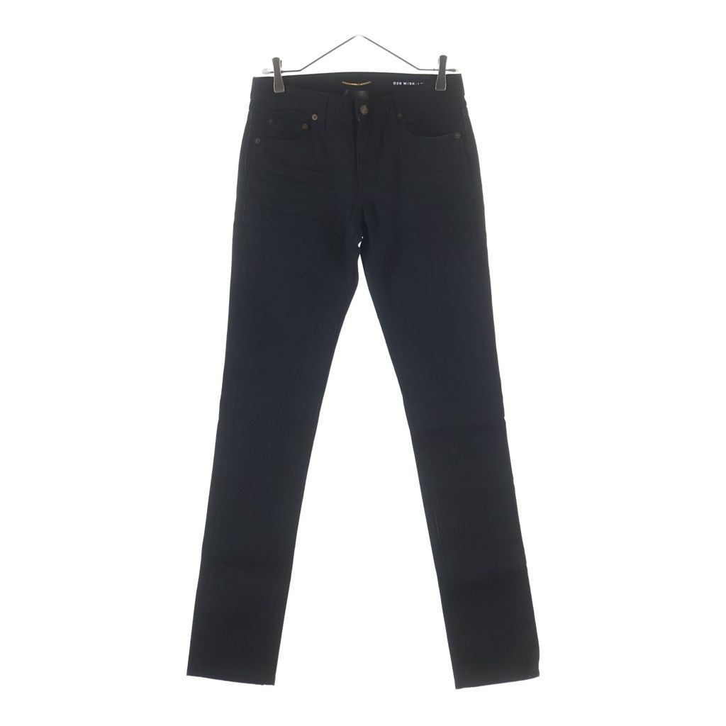 Saint Laurent Paris Skinny Denim Pants Black 26