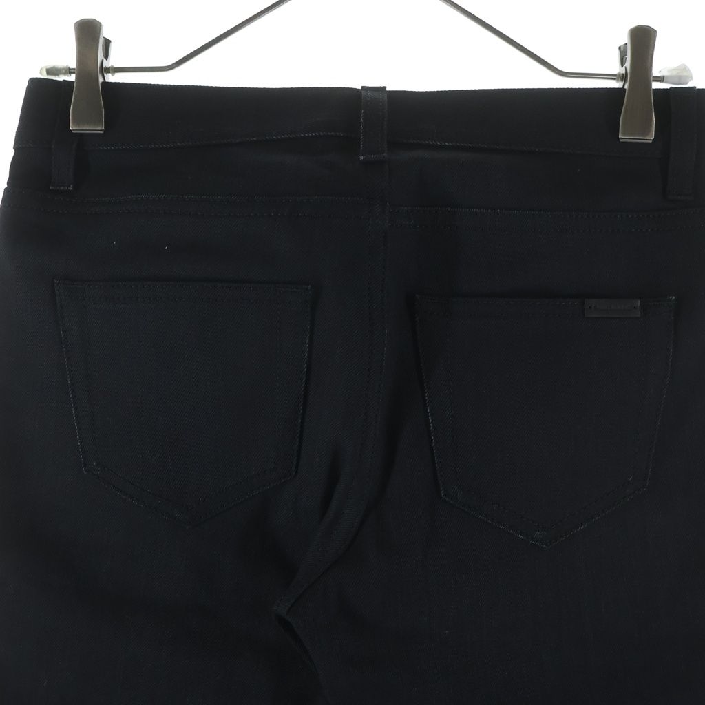 Saint Laurent Paris Skinny Denim Pants Black 26 — view 4