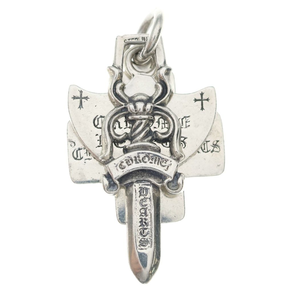 Chrome Hearts Vintage 3 Trinkets Pendant Silver