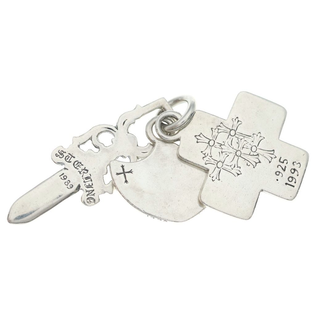 Chrome Hearts Vintage 3 Trinkets Pendant Silver — view 6