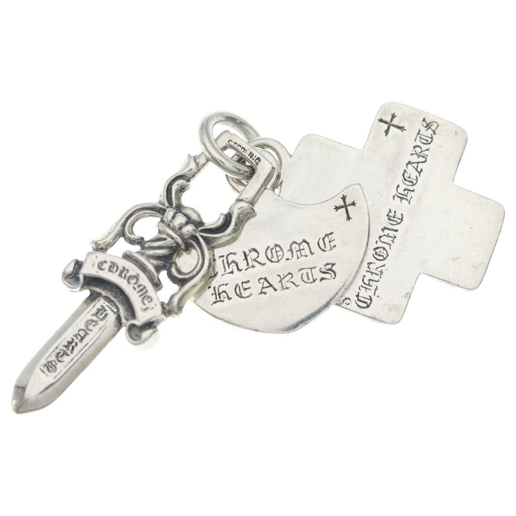 Chrome Hearts Vintage 3 Trinkets Pendant Silver — view 5