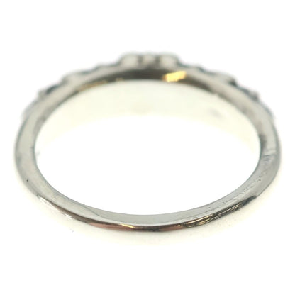 Chrome Hearts Baby Classic Floral Black Sling Silver Ring — view 2