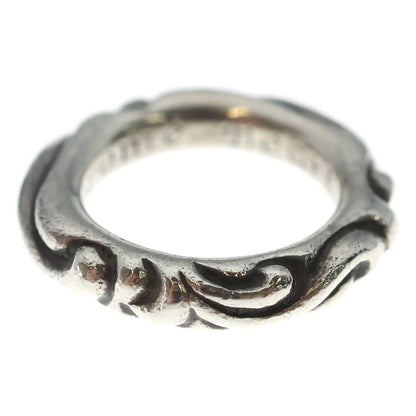 Chrome Hearts Scrl Band Scroll Ring Silver