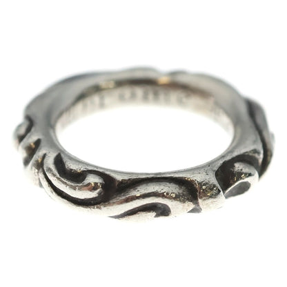 Chrome Hearts Scrl Band Scroll Ring Silver — view 4